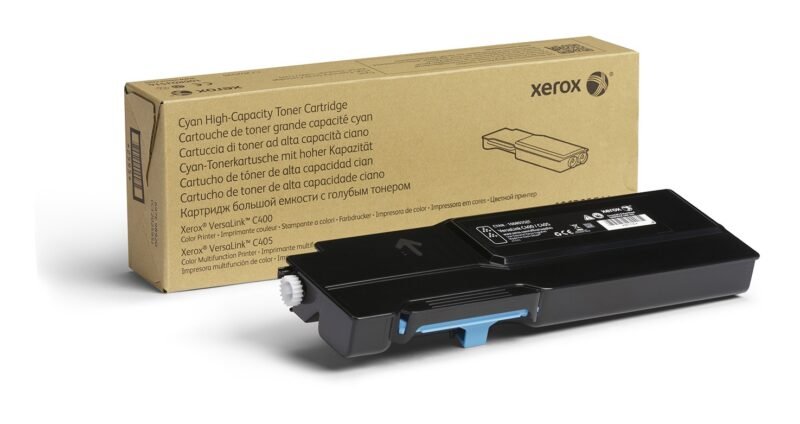 XEROX VersaLink C405 - high capacity - cyan - original - toner cartridge, photo 1 of 1
