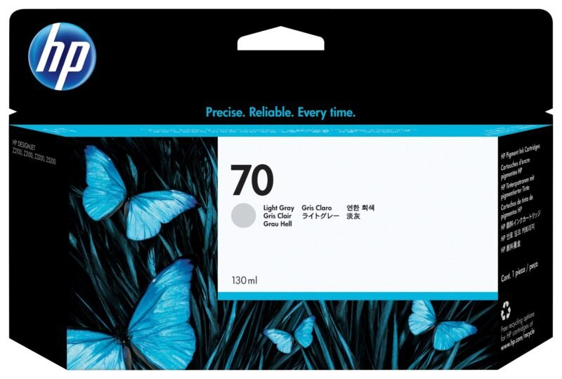 HP 70 lichtgrijze DesignJet inktcartridge, 130 ml, foto 1 van 1