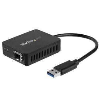 STARTECH.COM USB to Fiber Optic Converter - Open SFP - USB 3.0 to Gigabit Ethernet Network Adapter