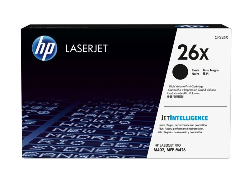 HP 26X - High Yield - black - original - LaserJet - toner cartridge (CF226X), photo 1 of 1