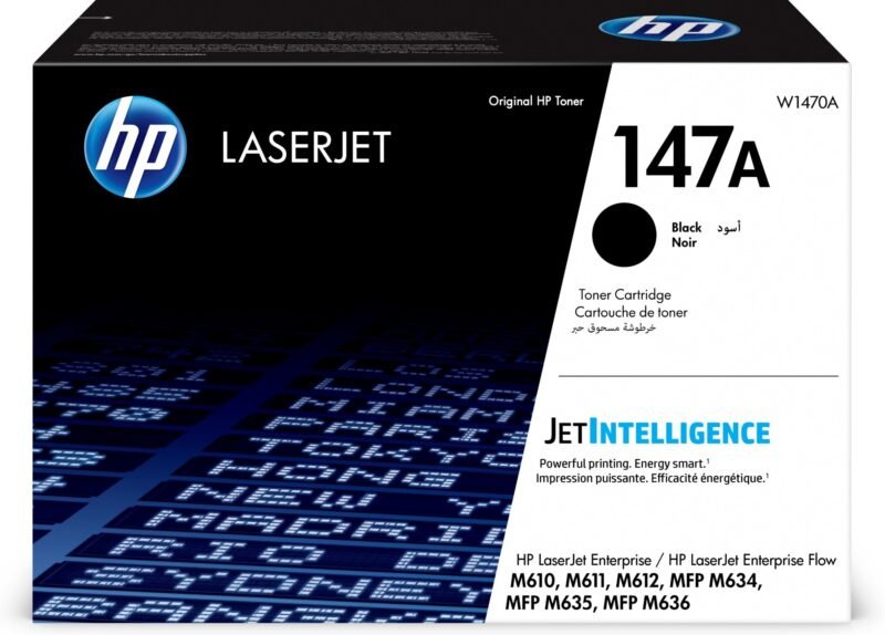 HP 147A - black - original - LaserJet - toner cartridge (W1470A), photo 1 of 1