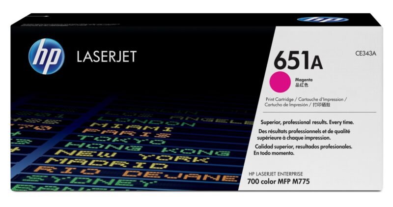 HP 651A - magenta - original - LaserJet - toner cartridge (CE343A), photo 1 of 1
