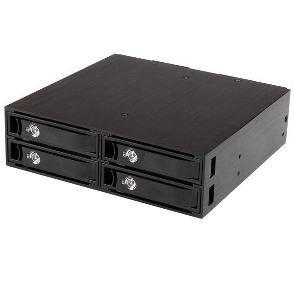 STARTECH.COM 4-Bay Mobile Rack Backplane for 2.5in SATA/SAS Drives - Hot Swap SSDs/HDDs from 5-15mm, photo 1 of 1