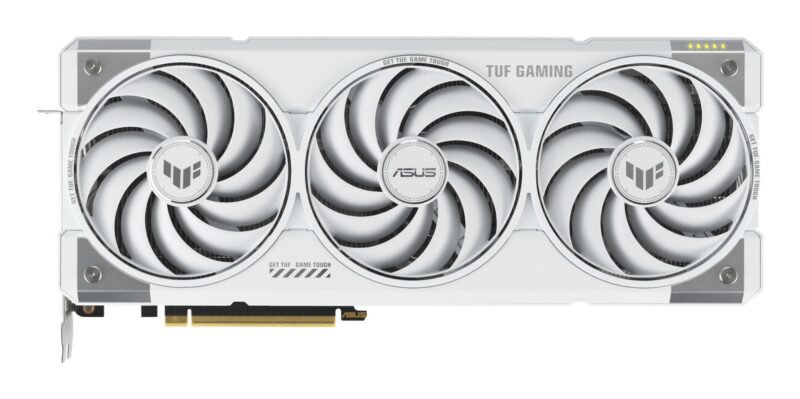 Asus TUF GAMING RTX5070 Ti OC White, PCIe5, 16GB DDR7, 2 HDMI, 3 DP, 2610MHz Clock, RGB Lighting, Overclocked, photo 1 of 1