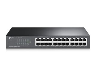 TP-LINK TL-SF1024D 24 Ports Ethernet Switch - 24 x Fast Ethernet Network - 2 Layer Supported