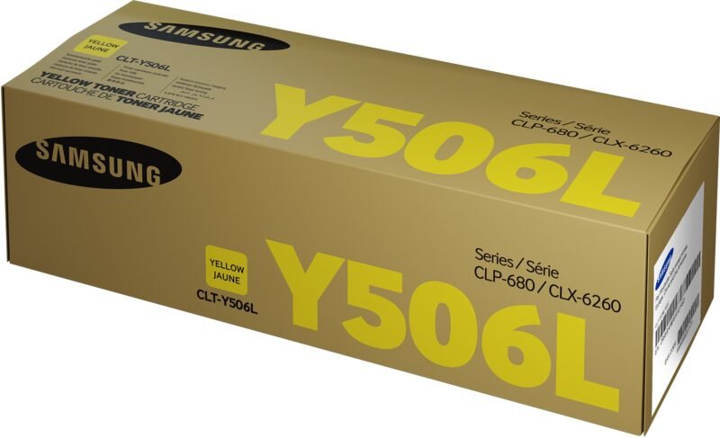 SAMSUNG CLT-Y506L - High Yield - yellow - original - toner cartridge (SU515A), photo 1 of 1