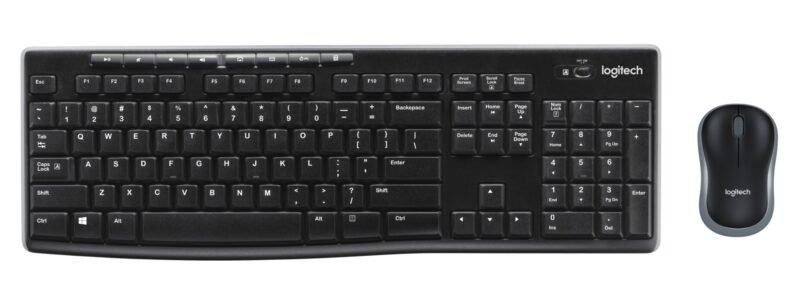 LOGITECH Wireless Combo MK270 Keyboard & Mouse - USB Wireless RF Keyboard - Spanish, photo 1 of 1