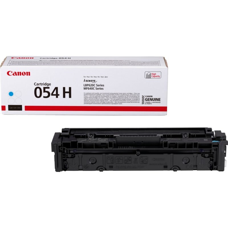 CANON 054 H - high capacity - cyan - original - toner cartridge, photo 1 of 1