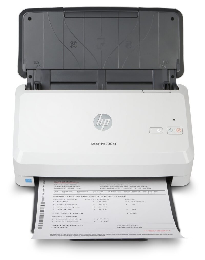 HP Scanjet Pro 3000 s4 Paginascanner 600 x 600 DPI A4 Zwart, Wit, foto 1 van 1