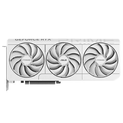 Asus PRIME RTX5070 OC, PCIe5, 12GB DDR7, HDMI, 3 DP, 2587MHz Clock, Overclocked, Compact SFF-Ready, White, photo 1 of 1