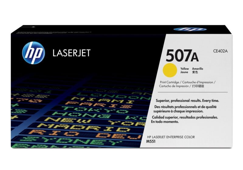 HP 507A originele gele LaserJet tonercartridge, foto 1 van 1