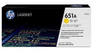 HP 651A originele gele LaserJet tonercartridge