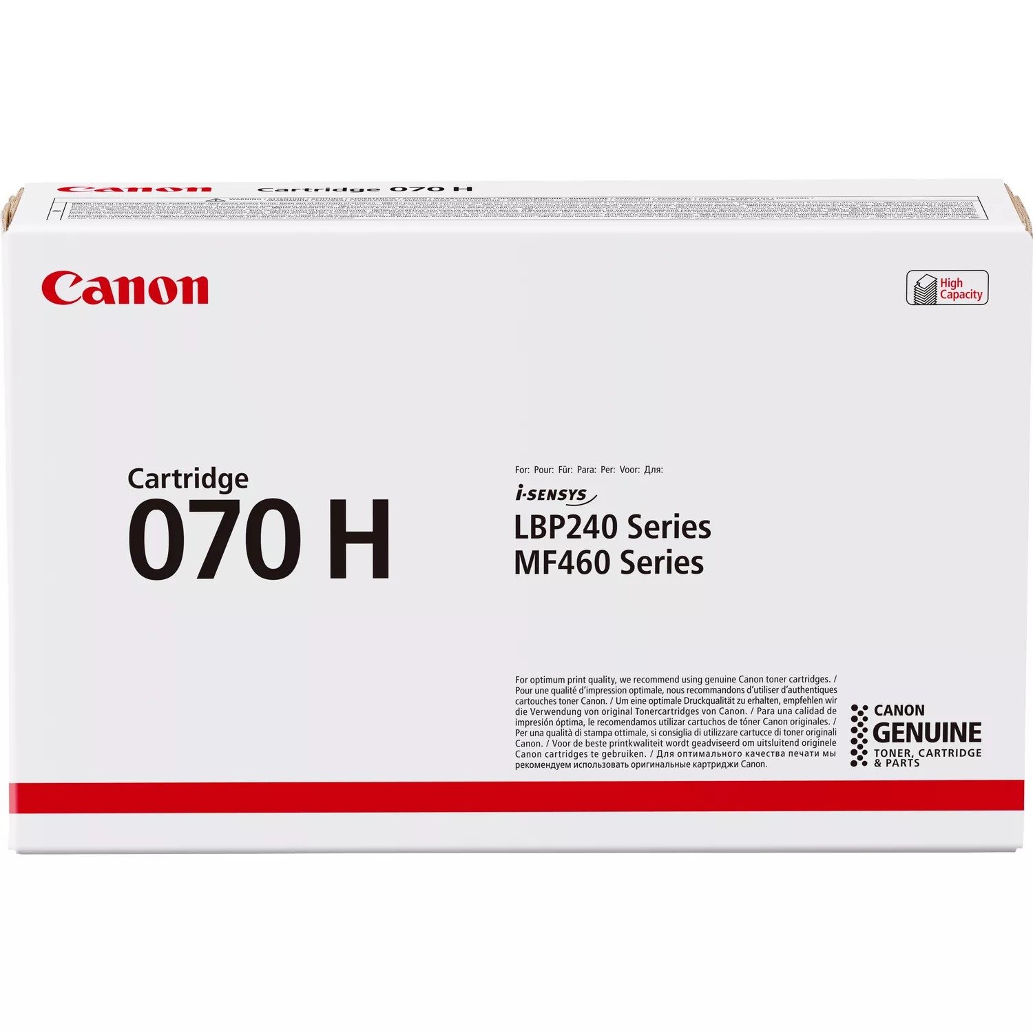 Canon Toner Cartridge 070 H Original Toner Ca