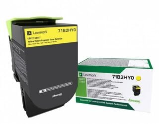 LEXMARK X417 - High Yield - yellow - original - toner cartridge - LCCP, LRP