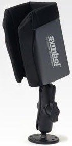Symbol bar code scanner holder