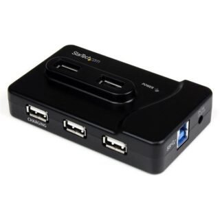 STARTECH.COM 7 Port USB Hub - 2 x USB 3A, 4 x USB 2A, 1 x Dedicated Charging Port