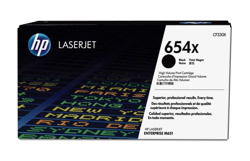 HP 654X originele high-capacity zwarte LaserJet tonercartridge, foto 1 van 1