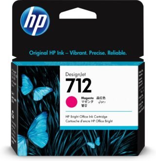 HP 712 DESIGNJET T200 Ink Cartridge Magenta 29ML 3ED68A