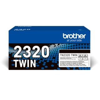 BROTHER TN2320 TWIN - 2-pack - High Yield - black - original - toner cartridge