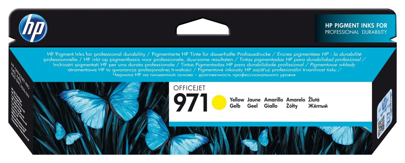 HP 971 - yellow - original - ink cartridge