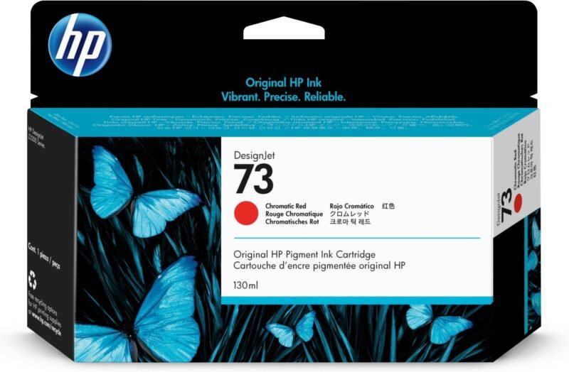 HP 73 chromatisch rode DesignJet inktcartridge, 130 ml, foto 1 van 1
