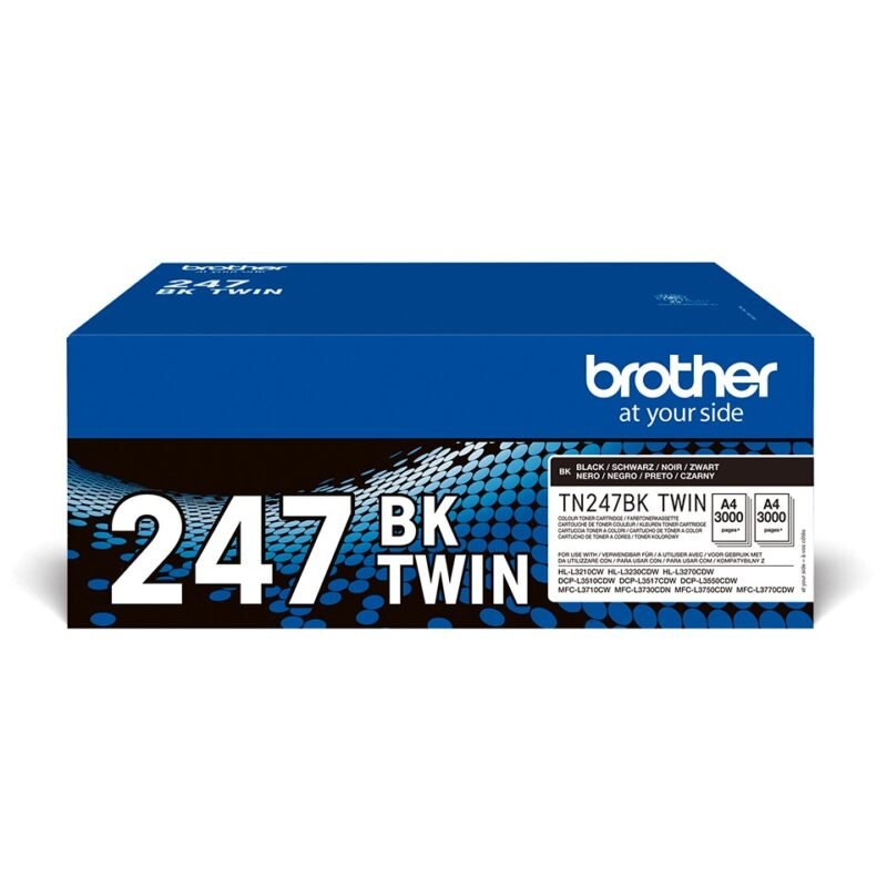 BROTHER TN247 BLACK TONER TWIN PACK, photo 1 of 1