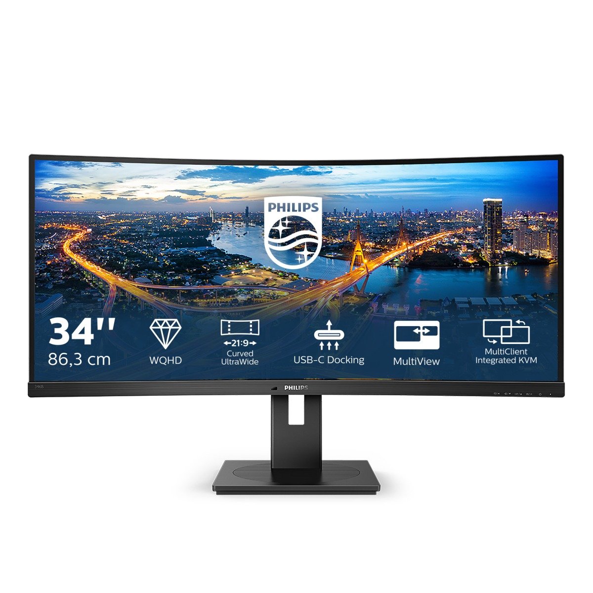 Philips B Line 346B1C/00 86.4 cm (34") 3440 x
