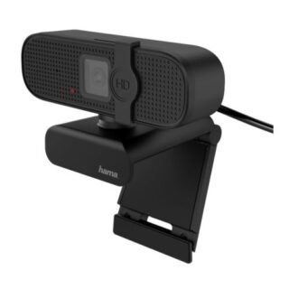 Hama C-400 FHD Webcam with Mic, 1080p, 30fps, Closable Lens, 360? Swivel Range, 70? Visual Angle