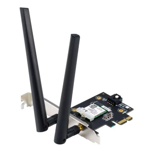 Asus (PCE-AXE5400) AXE5400 Wi-Fi 6E Tri-Band PCI Express Adapter, Bluetooth 5.2, OFDMA & MU-MIMO, photo 1 of 1