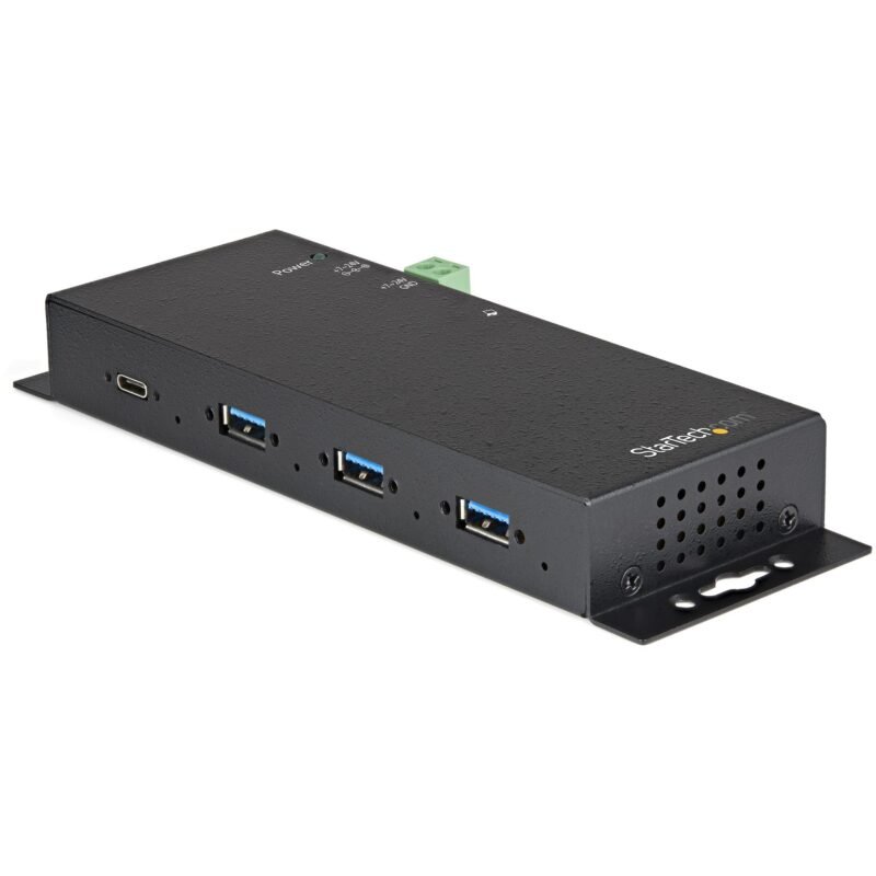 STARTECH.COM 4 Port USB C Hub 10Gbps - Metal Industrial USB 3.2/3.1 Gen 2 Type-C Hub - 3A/1C, photo 1 of 1