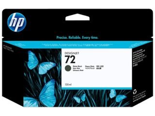 HP 72 matzwarte DesignJet inktcartridge, 130 ml