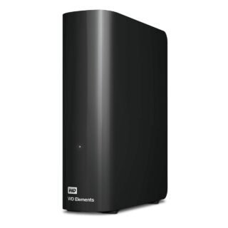 WD Elements WDBWLG0120HBK 12 TB Hard Drive - 3.5" External - Black - USB 2.0, USB 3.0