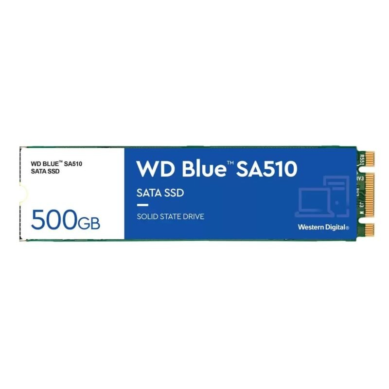 WD 500GB Blue SA510 G3 M.2 SATA SSD, M.2 2280, SATA3, R/W 560/510 MB/s, 90K/82K IOPS, photo 1 of 1