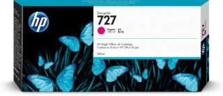 HP 727 magenta DesignJet inktcartridge, 300 ml