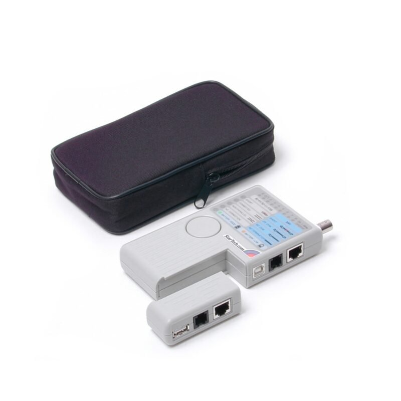 STARTECH.COM Professional Multi Function RJ45 RJ11 USB and BNC Cable Tester - Remote Cable Tester, photo 1 of 1