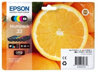 Epson Oranges 33 Sinaasappelen Claria Premium multipack vijfkleureninkt