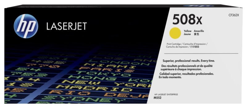HP 508X originele high-capacity gele LaserJet tonercartridge, foto 1 van 1