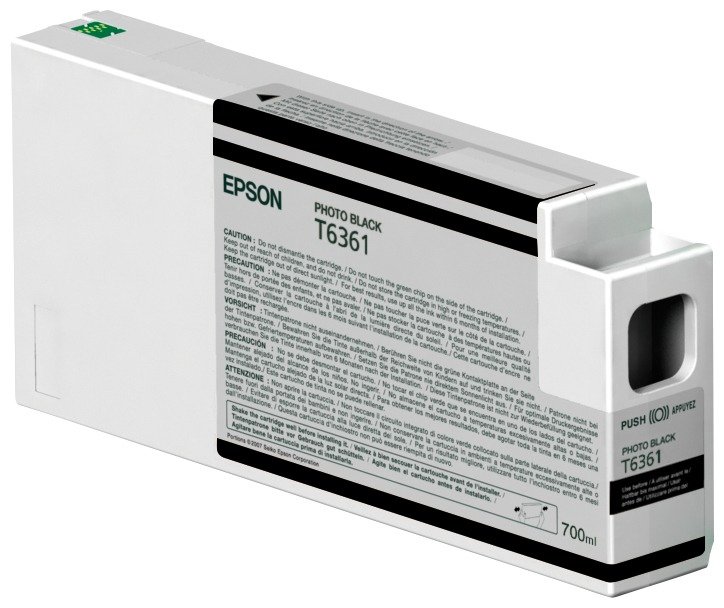 Epson inktpatroon Photo Black T636100 UltraChrome HDR 700 ml, foto 1 van 1