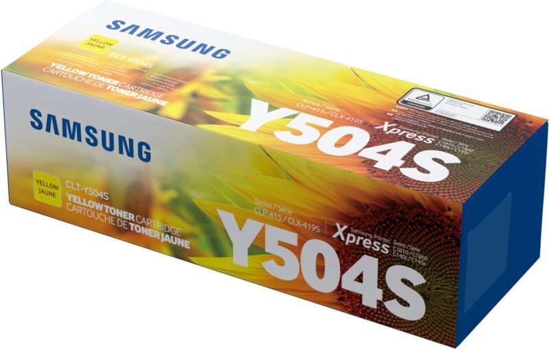 Samsung CLT-Y504S gele tonercartridge, foto 1 van 1