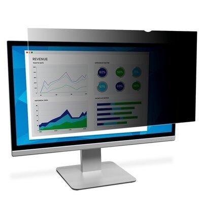 3M Privacy Screen Filter - Black, Matte, Glossy - For 54.6 cm (21.5") Widescreen Monitor - 16:9, photo 1 of 1