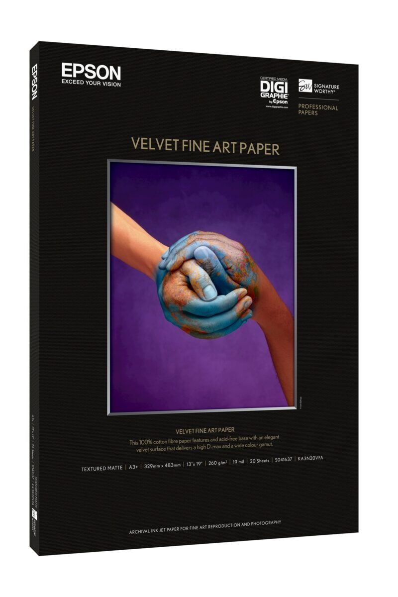 COMPUTERS UNLIMITED VELVET FINE ART PAPER A3+ 20-SHEETS, photo 1 of 1