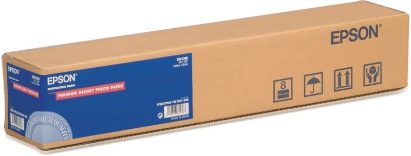 EPSON Premium Glossy Photo Paper - photo paper - glossy - 1 roll(s) - Roll (61 cm x 30.5 m), photo 1 of 1