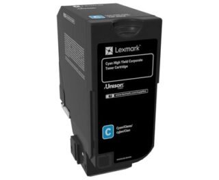 LEXMARK - High Yield - cyan - original - toner cartridge - LCCP, Lexmark Corporate