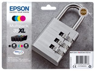 Epson Padlock 35XL Hangslot DURABrite Ultra multipack vierkleureninkt