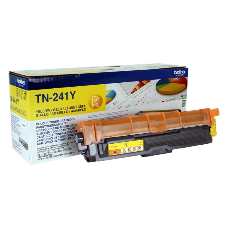 BROTHER TN241Y - yellow - original - toner cartridge, photo 1 of 1