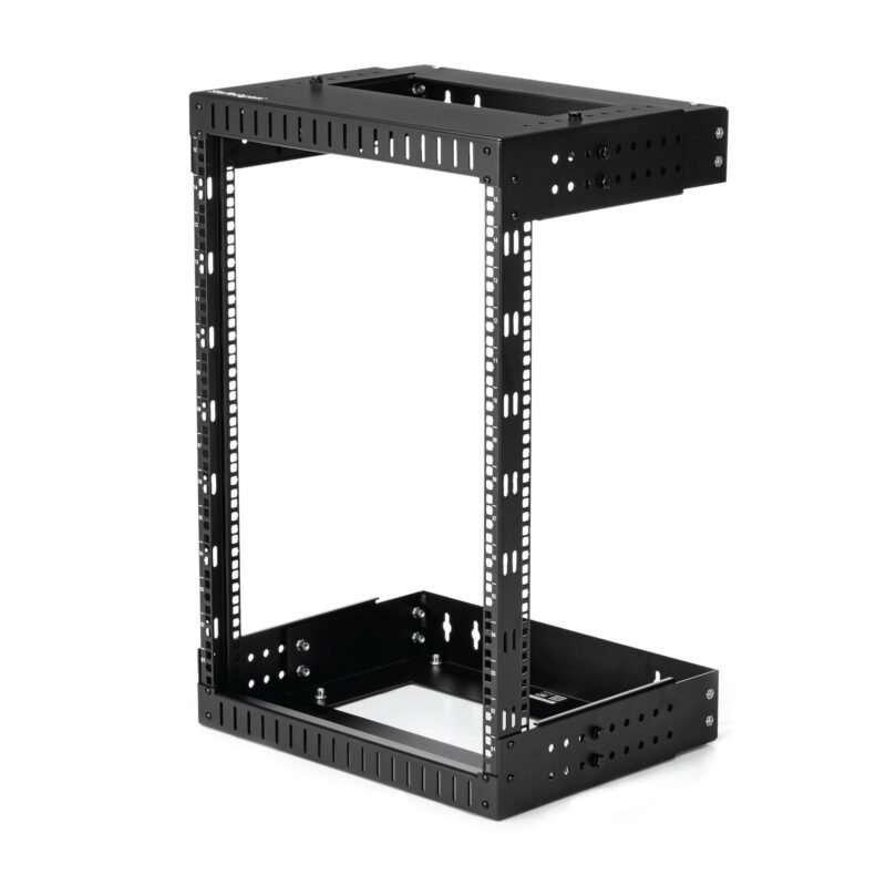 STARTECH.COM 15U 19" Wall Mount Network Rack, Adjustable Depth 12-20" 2 Post Open Frame Server Room, photo 1 of 1