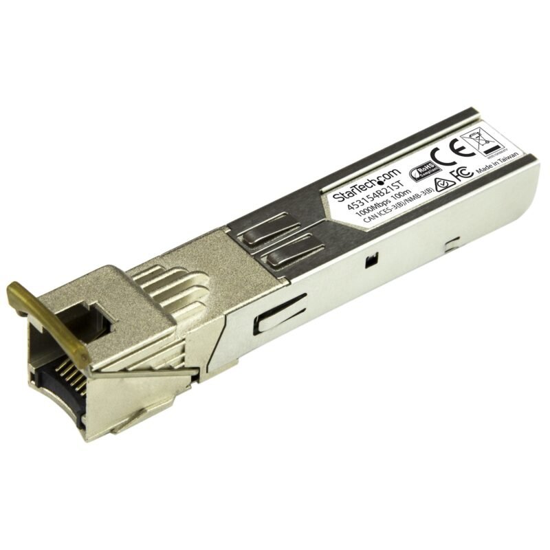 STARTECH.COM HPE 453154-B21 Compatible SFP Module, 1000BASE-T, SFP to RJ45 Cat6/Cat5e, 1GE Gigabit E, photo 1 of 1