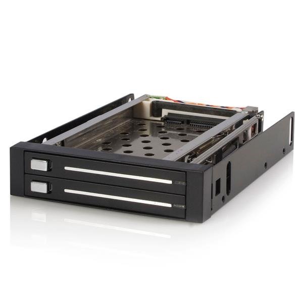 STARTECH.COM 2 Drive 2.5in Trayless Hot Swap SATA Mobile Rack Backplane, photo 1 of 1
