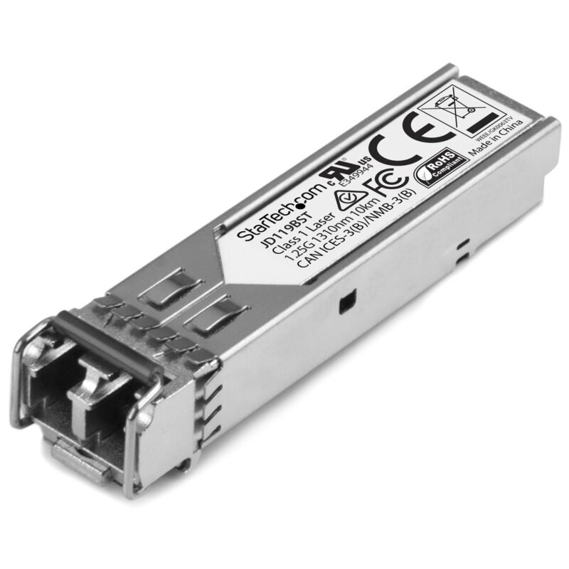 STARTECH.COM HPE JD119B Compatible SFP Module, 1000BASE-LX, 1GbE Single Mode (SMF) Fiber Optic Trans, photo 1 of 1