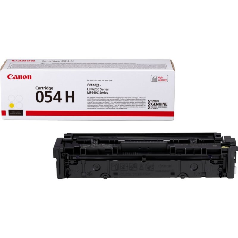 CANON 054 H - high capacity - yellow - original - toner cartridge, photo 1 of 1